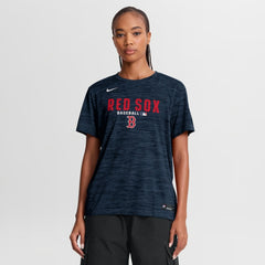Boston Red Sox Nike Women's Authentic Collection Velocity Dri-FIT T-Shirt - Navy - Nike on Sale