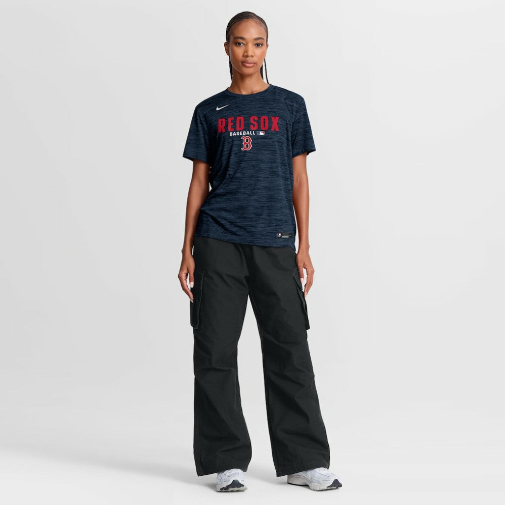 Boston Red Sox Nike Women's Authentic Collection Velocity Dri-FIT T-Shirt - Navy - Nike on Sale