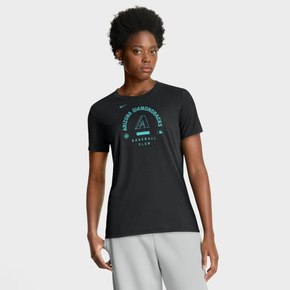 Arizona Diamondbacks Nike Women's Authentic Collection Early Work Tri-Blend Dri-FIT T-Shirt - Black - Nike Online