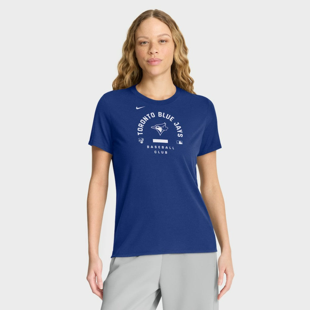 Toronto Blue Jays Nike Women's Authentic Collection Early Work Tri-Blend Dri-FIT T-Shirt - Royal - Nike Online