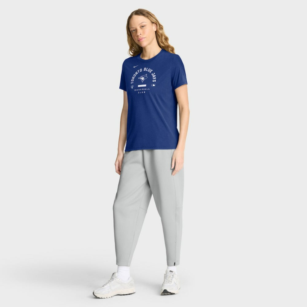 Toronto Blue Jays Nike Women's Authentic Collection Early Work Tri-Blend Dri-FIT T-Shirt - Royal - Nike Online