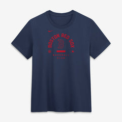 Boston Red Sox Nike Women's Authentic Collection Early Work Tri-Blend Dri-FIT T-Shirt - Navy - Nike Lifestyle