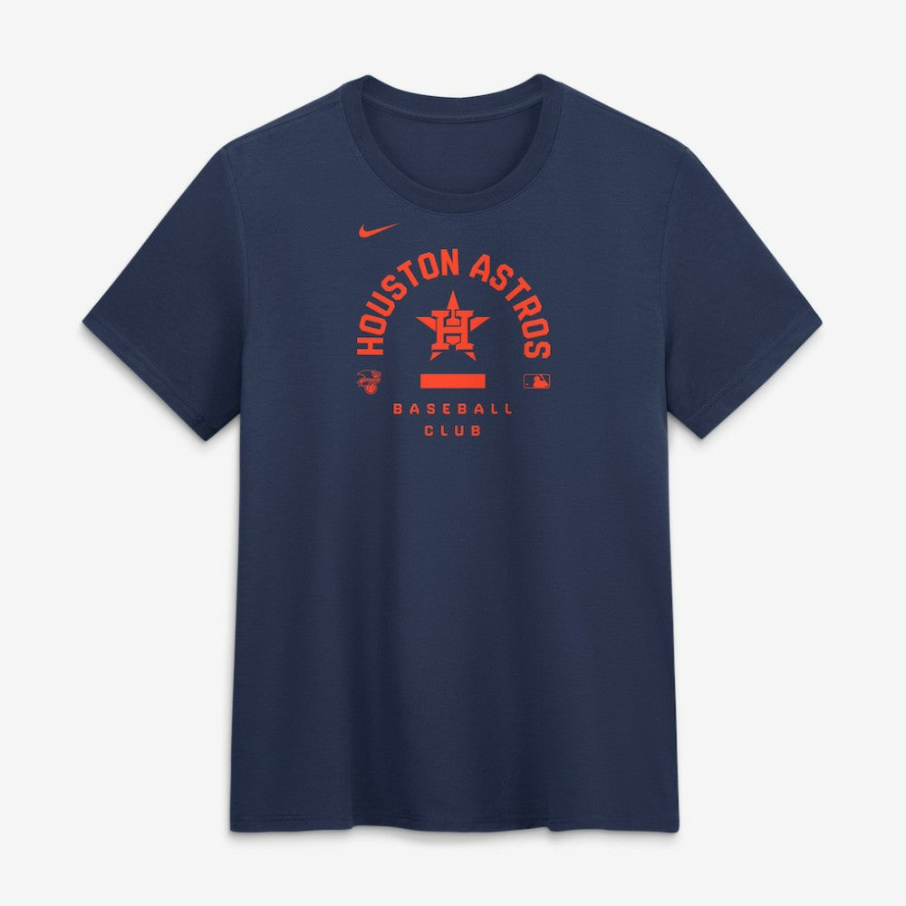 Houston Astros Nike Women's Authentic Collection Early Work Tri-Blend Dri-FIT T-Shirt - Navy - Nike Discount