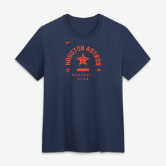 Houston Astros Nike Women's Authentic Collection Early Work Tri-Blend Dri-FIT T-Shirt - Navy - Nike Discount
