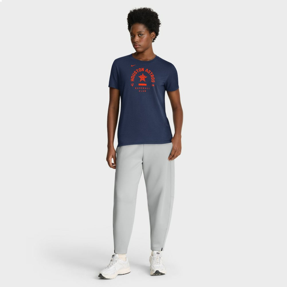 Houston Astros Nike Women's Authentic Collection Early Work Tri-Blend Dri-FIT T-Shirt - Navy - Nike Discount