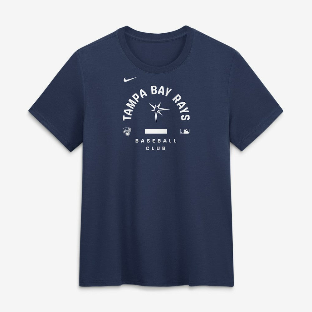 Tampa Bay Rays Nike Women's Authentic Collection Early Work Tri-Blend Dri-FIT T-Shirt - Navy - Nike Discount