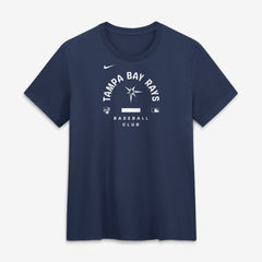 Tampa Bay Rays Nike Women's Authentic Collection Early Work Tri-Blend Dri-FIT T-Shirt - Navy - Nike Discount