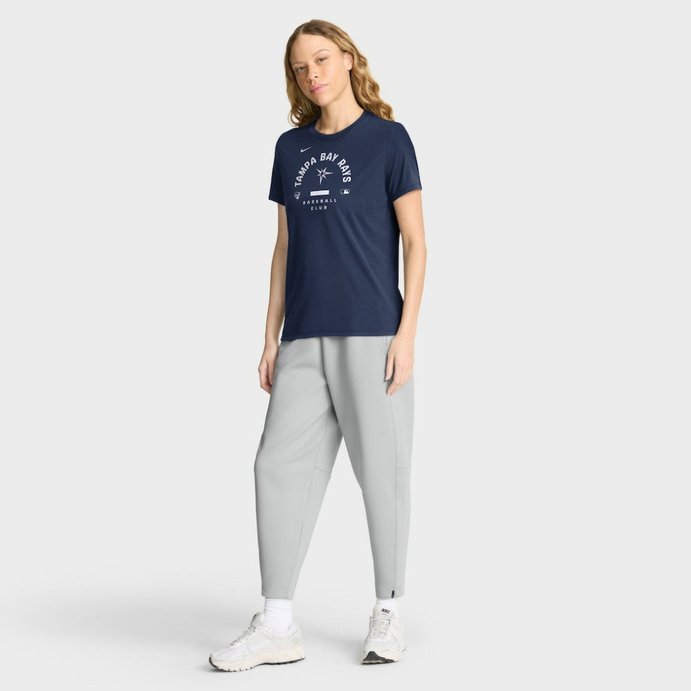 Tampa Bay Rays Nike Women's Authentic Collection Early Work Tri-Blend Dri-FIT T-Shirt - Navy - Nike Discount