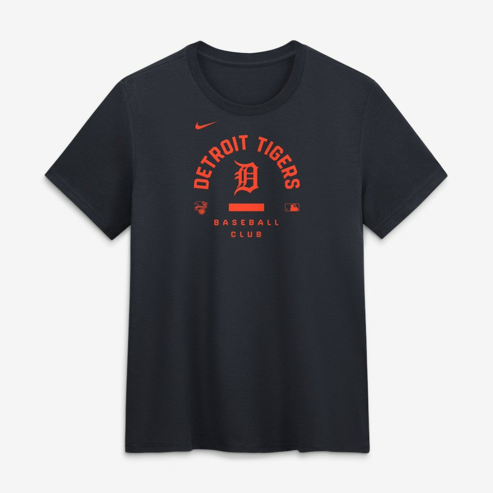 Detroit Tigers Nike Women's Authentic Collection Early Work Tri-Blend Dri-FIT T-Shirt - Navy - Nike on Sale