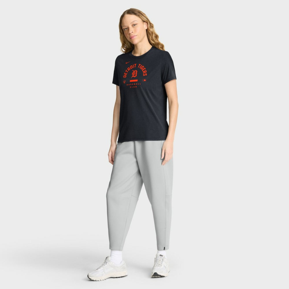 Detroit Tigers Nike Women's Authentic Collection Early Work Tri-Blend Dri-FIT T-Shirt - Navy - Nike on Sale