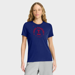Texas Rangers Nike Women's Authentic Collection Early Work Tri-Blend Dri-FIT T-Shirt - Royal - Nike on Sale