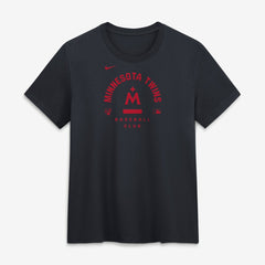 Minnesota Twins Nike Women's Authentic Collection Early Work Tri-Blend Dri-FIT T-Shirt - Navy - Nike Online