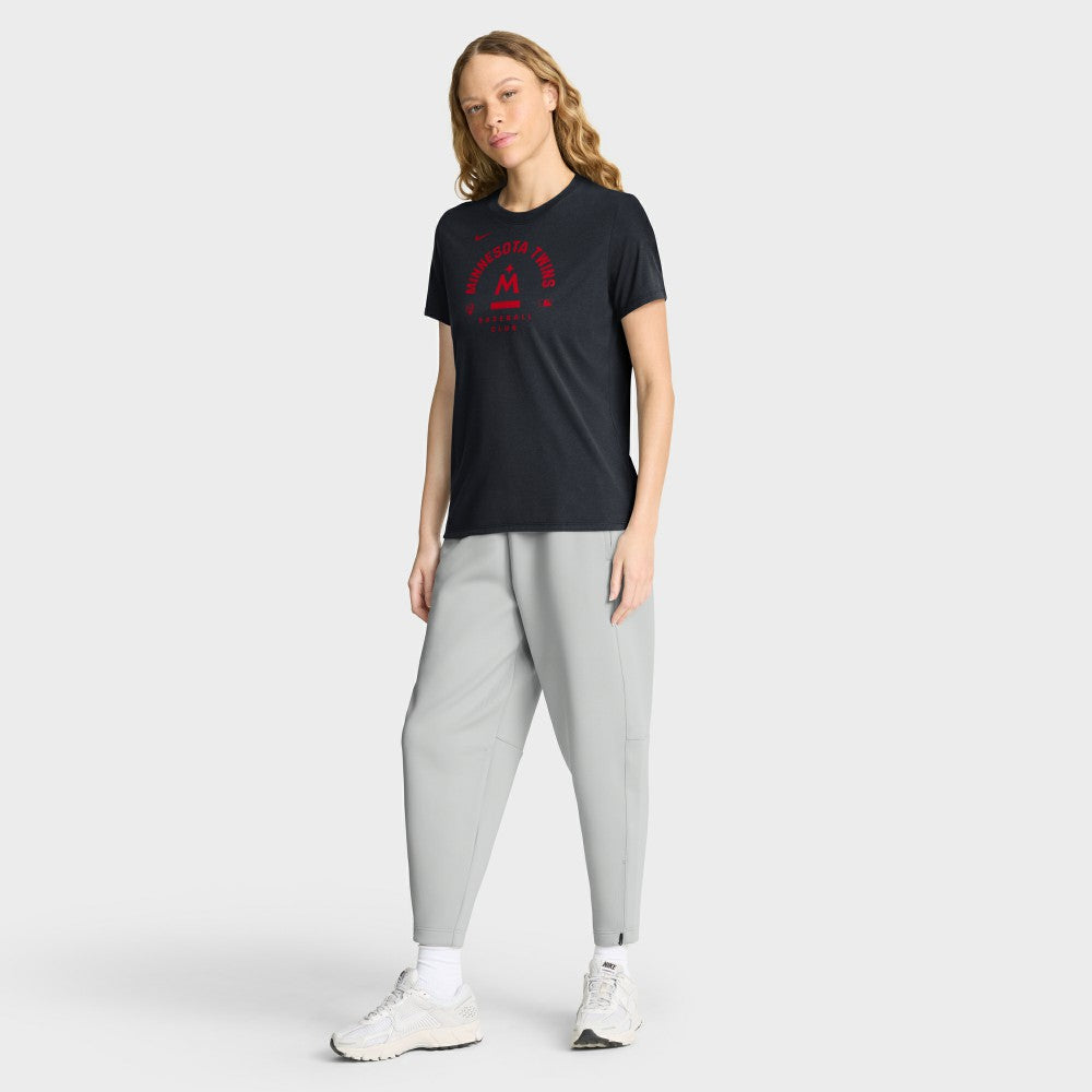 Minnesota Twins Nike Women's Authentic Collection Early Work Tri-Blend Dri-FIT T-Shirt - Navy - Nike Online