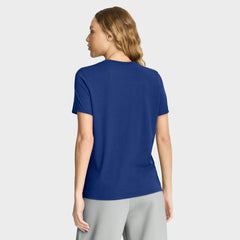 Kansas City Royals Nike Women's Authentic Collection Early Work Tri-Blend Dri-FIT T-Shirt - Royal - Nike on Sale