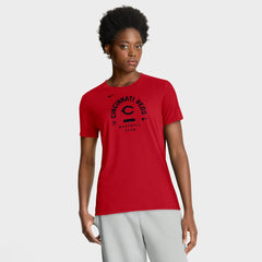 Cincinnati Reds Nike Women's Authentic Collection Early Work Tri-Blend Dri-FIT T-Shirt - Red - Nike Sale