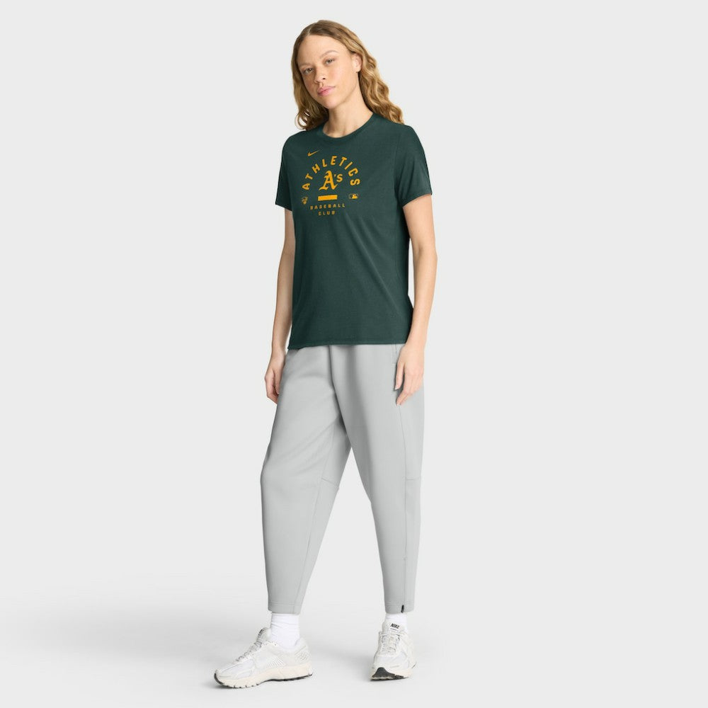 Athletics Nike Women's Authentic Collection Early Work Tri-Blend Dri-FIT T-Shirt - Green - Nike Online