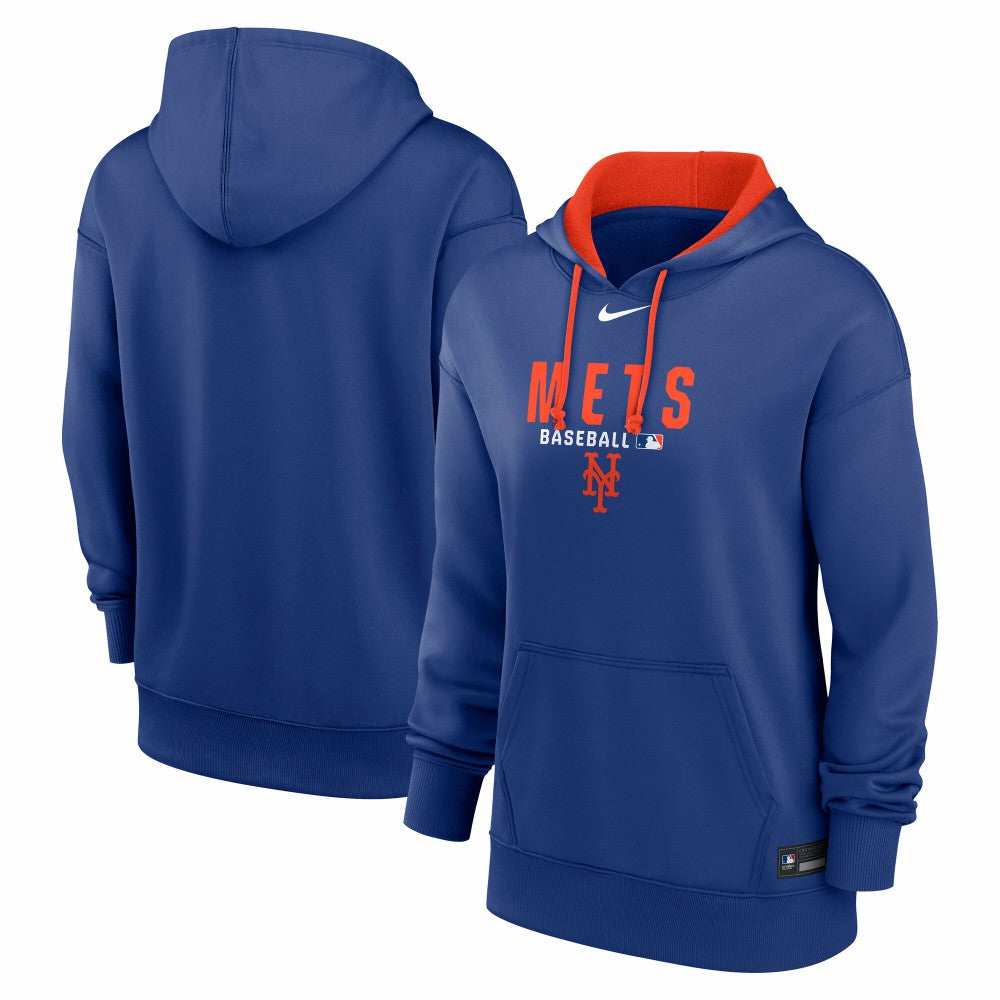 New York Mets Nike Women's Authentic Collection Therma-FIT Hoodie - Royal - Nike Discount