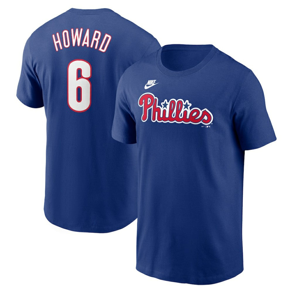 Ryan Howard Philadelphia Phillies Nike Fuse Name & Number T-Shirt - Royal - Nike Discount
