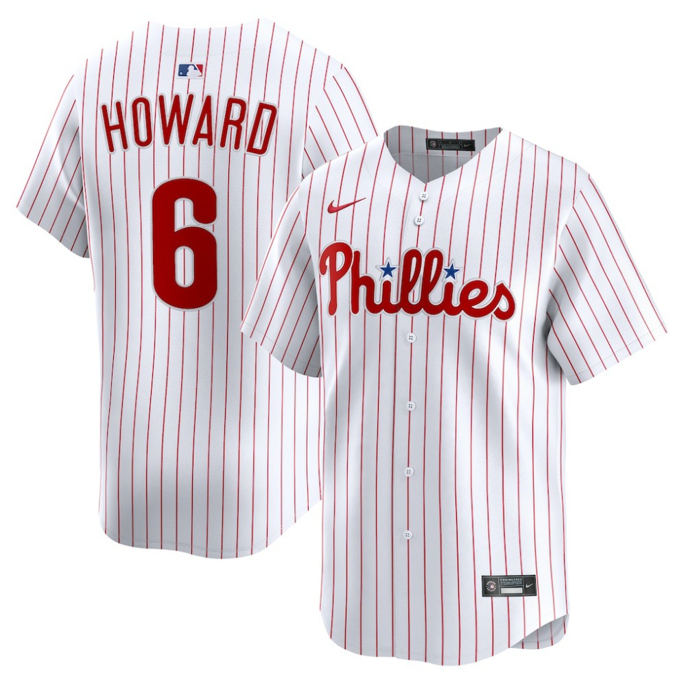Ryan Howard Philadelphia Phillies Nike Limited Jersey - White - Nike Online