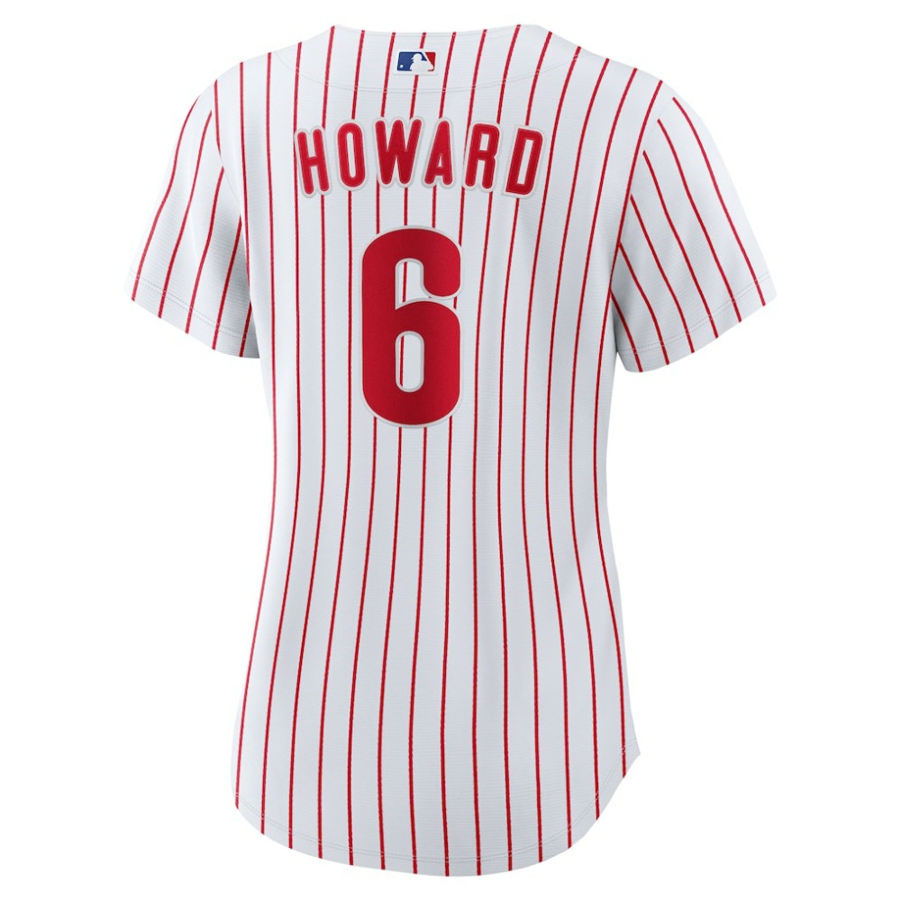 Ryan Howard Philadelphia Phillies Nike Women's Replica Jersey - White - Nike Lifestyle