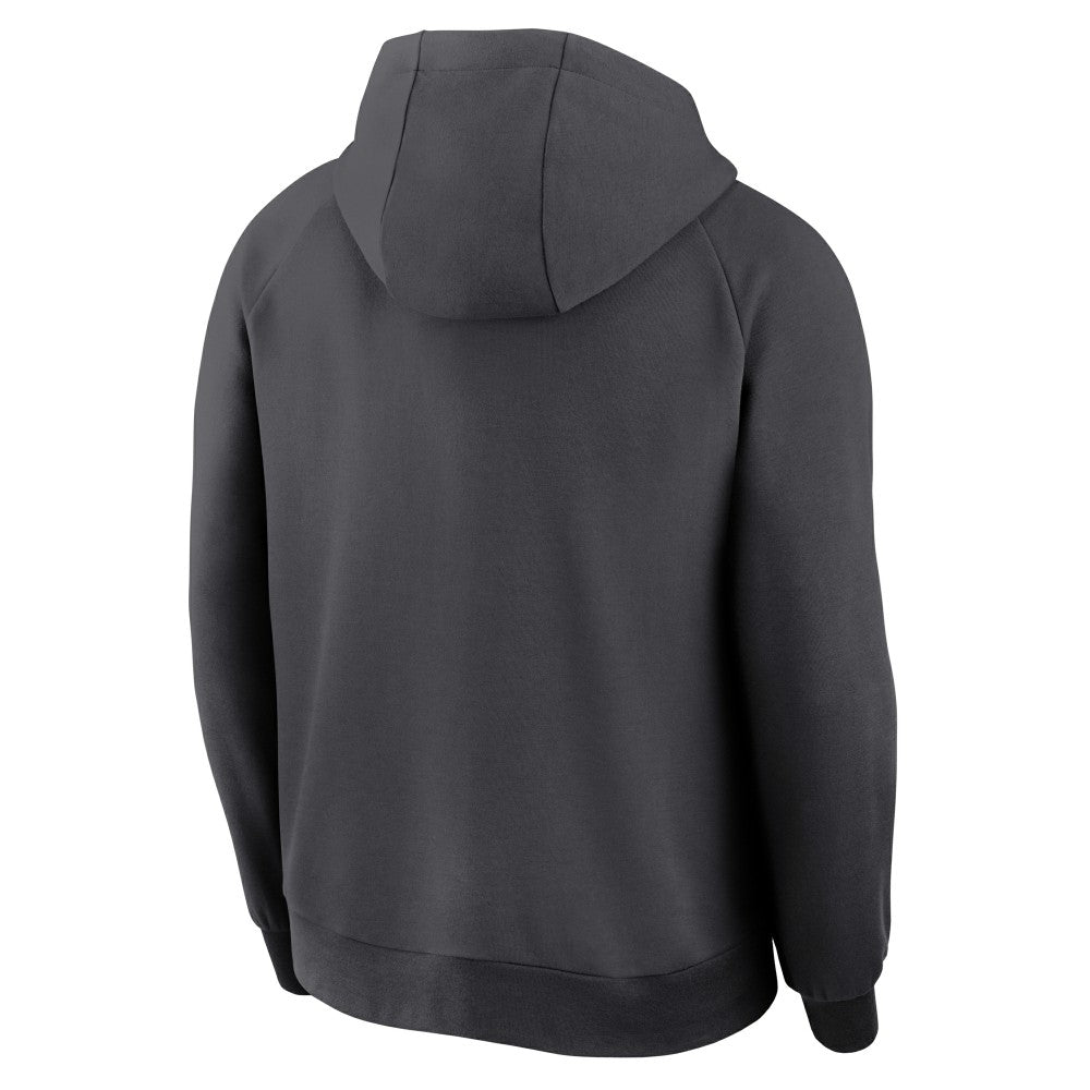 Los Angeles Angels Nike Authentic Collection Player Raglan Dri-FIT Full-Zip Hoodie - Anthracite - Nike Sale