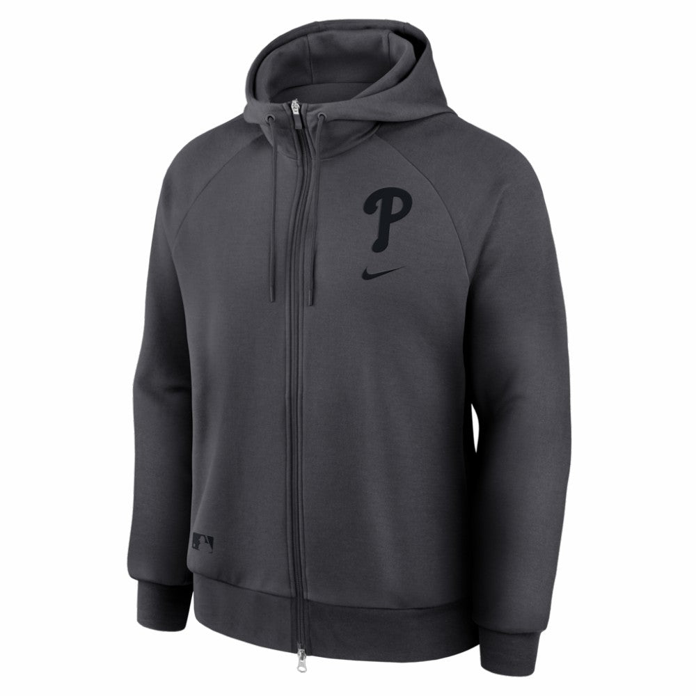 Philadelphia Phillies Nike Authentic Collection Player Raglan Dri-FIT Full-Zip Hoodie - Anthracite - Nike Online