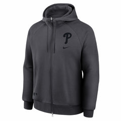 Philadelphia Phillies Nike Authentic Collection Player Raglan Dri-FIT Full-Zip Hoodie - Anthracite - Nike Online