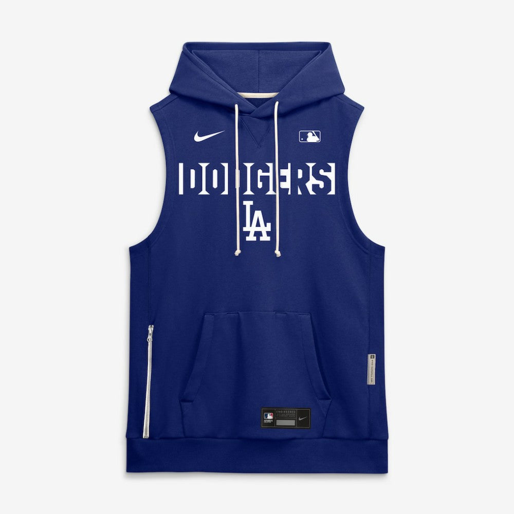 Los Angeles Dodgers Nike Authentic Collection Standard Issue Dri-FIT Sleeveless Hoodie - Royal - Nike Online