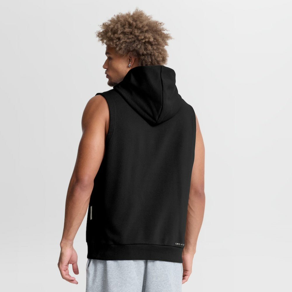 Los Angeles Dodgers Nike Authentic Collection Standard Issue Dri-FIT Sleeveless Hoodie - Black - Nike on Sale