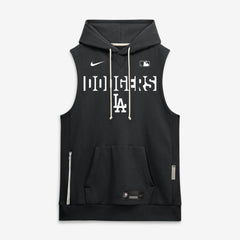 Los Angeles Dodgers Nike Authentic Collection Standard Issue Dri-FIT Sleeveless Hoodie - Black - Nike on Sale