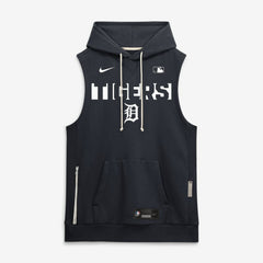 Detroit Tigers Nike Authentic Collection Standard Issue Dri-FIT Sleeveless Hoodie - Navy - Nike Lifestyle