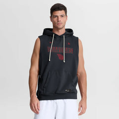 Cleveland Guardians Nike Authentic Collection Standard Issue Dri-FIT Sleeveless Hoodie - Navy - Nike Online