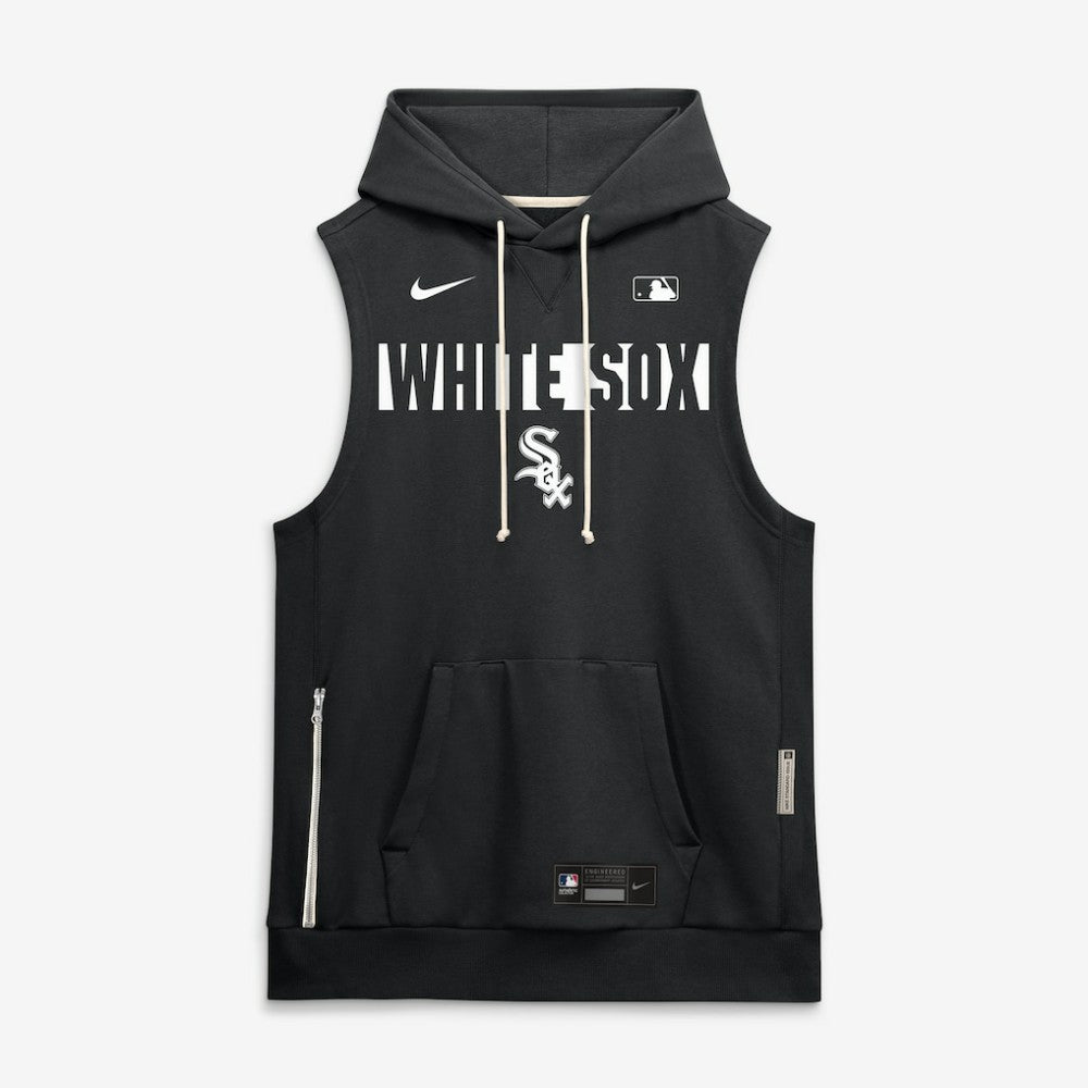 Chicago White Sox Nike Authentic Collection Standard Issue Dri-FIT Sleeveless Hoodie - Black - Nike Discount