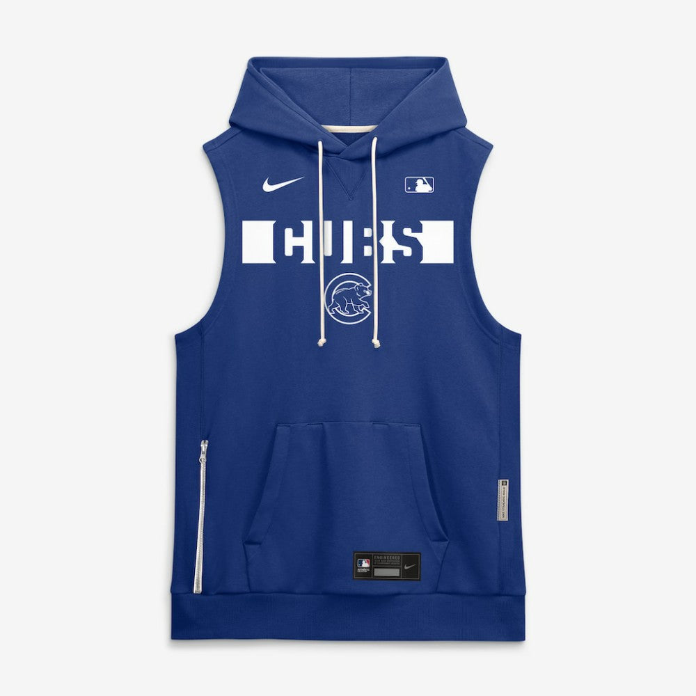 Chicago Cubs Nike Authentic Collection Standard Issue Dri-FIT Sleeveless Hoodie - Royal - Nike on Sale
