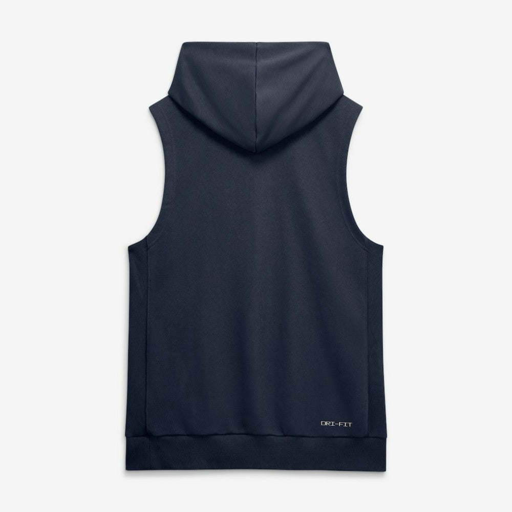 Atlanta Braves Nike Authentic Collection Standard Issue Dri-FIT Sleeveless Hoodie - Navy - Nike Discount