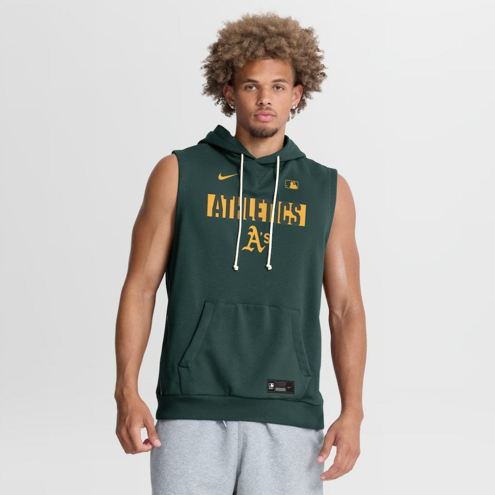 Athletics Nike Authentic Collection Standard Issue Dri-FIT Sleeveless Hoodie - Green - Nike Sale
