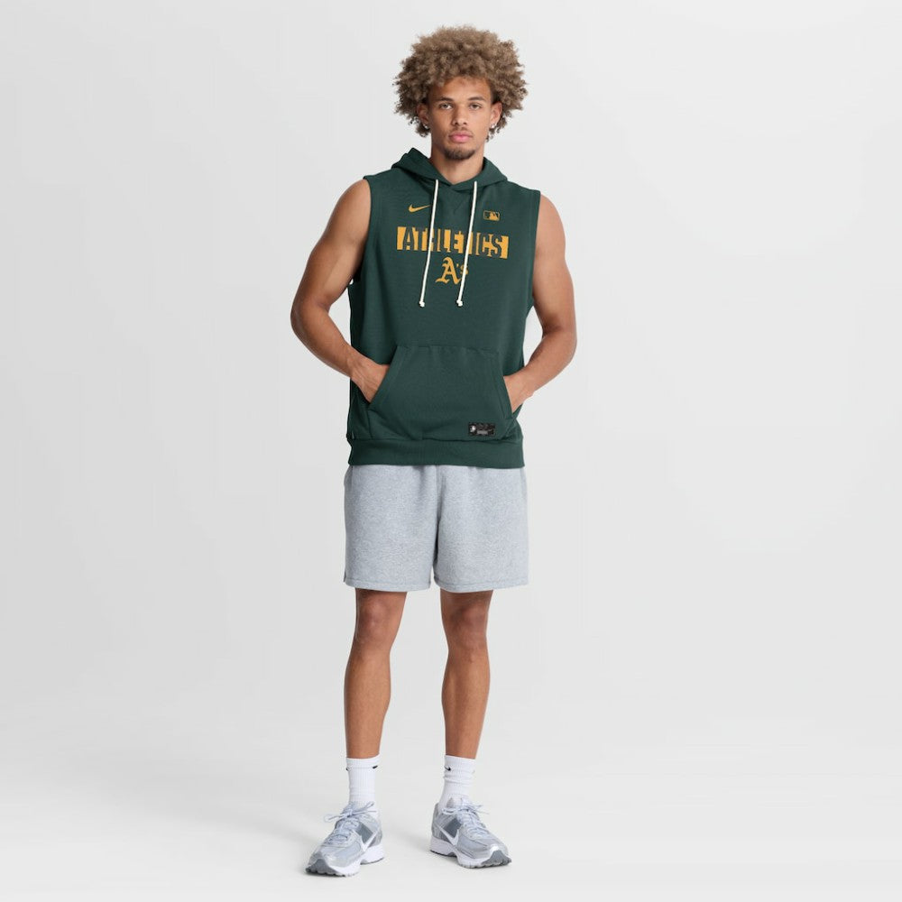 Athletics Nike Authentic Collection Standard Issue Dri-FIT Sleeveless Hoodie - Green - Nike Sale