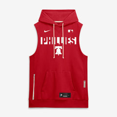 Philadelphia Phillies Nike Authentic Collection Standard Issue Dri-FIT Sleeveless Hoodie - Red - Nike Sale