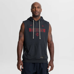 Minnesota Twins Nike Authentic Collection Standard Issue Dri-FIT Sleeveless Hoodie - Navy - Nike Lifestyle