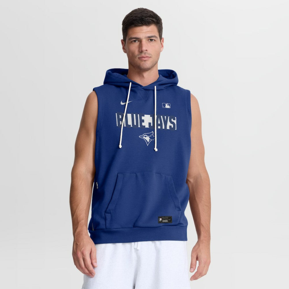 Toronto Blue Jays Nike Authentic Collection Standard Issue Dri-FIT Sleeveless Hoodie - Royal - Nike Sale