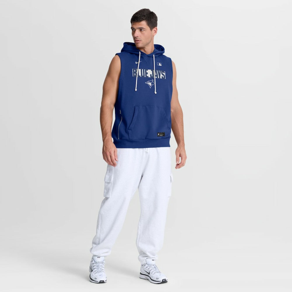 Toronto Blue Jays Nike Authentic Collection Standard Issue Dri-FIT Sleeveless Hoodie - Royal - Nike Sale