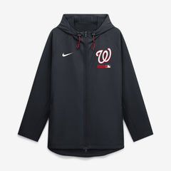 Washington Nationals Nike Authentic Collection Raglan Therma-FIT Full-Zip Hooded Jacket - Navy - Nike on Sale