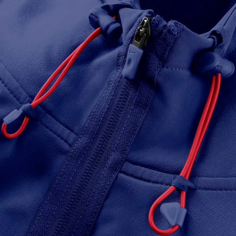 Texas Rangers Nike Authentic Collection Raglan Therma-FIT Full-Zip Hooded Jacket - Royal - Nike Lifestyle