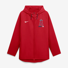 Los Angeles Angels Nike Authentic Collection Raglan Therma-FIT Full-Zip Hooded Jacket - Red - Nike Online