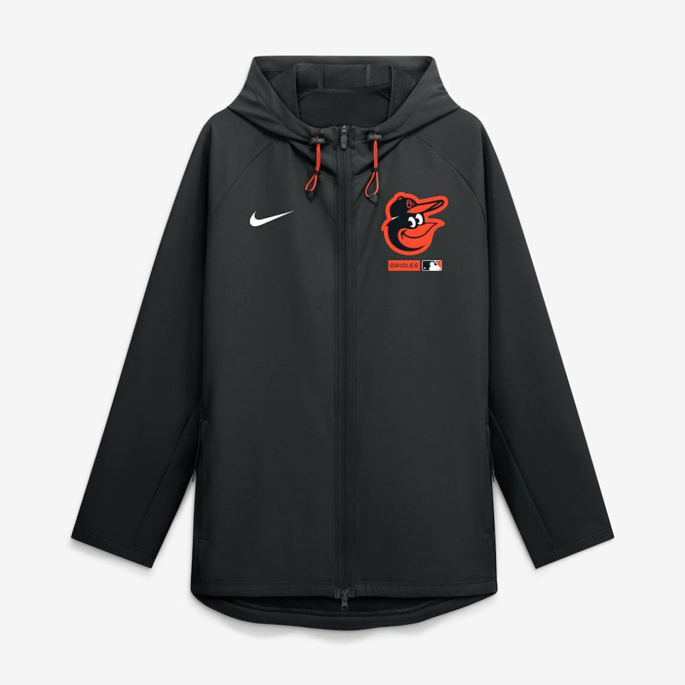 Baltimore Orioles Nike Authentic Collection Raglan Therma-FIT Full-Zip Hooded Jacket - Black - Nike Discount