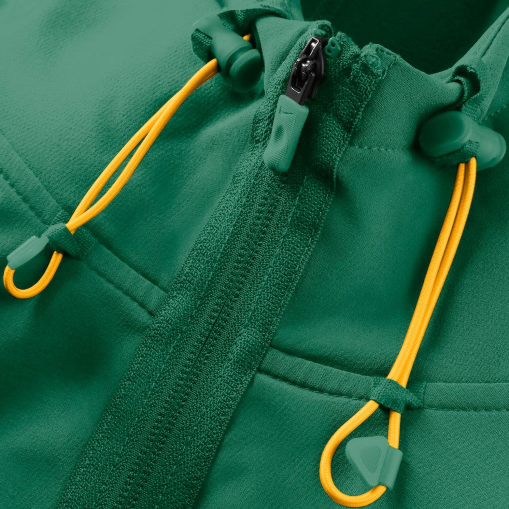 Athletics Nike Authentic Collection Raglan Therma-FIT Full-Zip Hooded Jacket - Kelly Green - Nike Sale