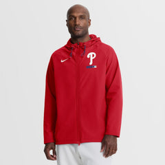 Philadelphia Phillies Nike Authentic Collection Raglan Therma-FIT Full-Zip Hooded Jacket - Red - Nike Online