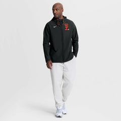 San Francisco Giants Nike Authentic Collection Raglan Therma-FIT Full-Zip Hooded Jacket - Black - Nike Discount