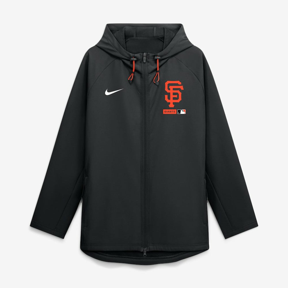 San Francisco Giants Nike Authentic Collection Raglan Therma-FIT Full-Zip Hooded Jacket - Black - Nike Discount
