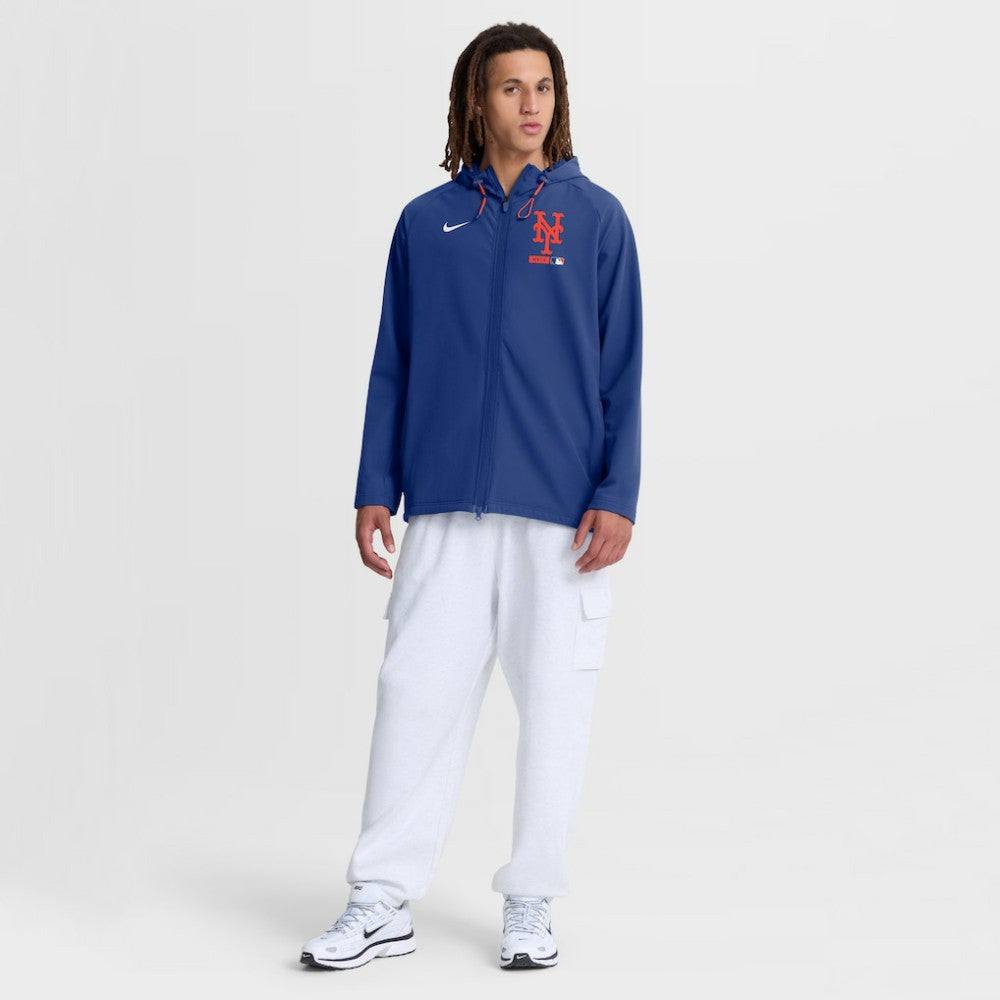 New York Mets Nike Authentic Collection Raglan Therma-FIT Full-Zip Hooded Jacket - Royal - Nike Online